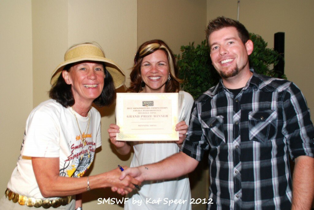 Grand Prize Winner,SMSWF Songwriters Competition, Smoky Mountains Songwriters Festival, Gatlinburg, TN